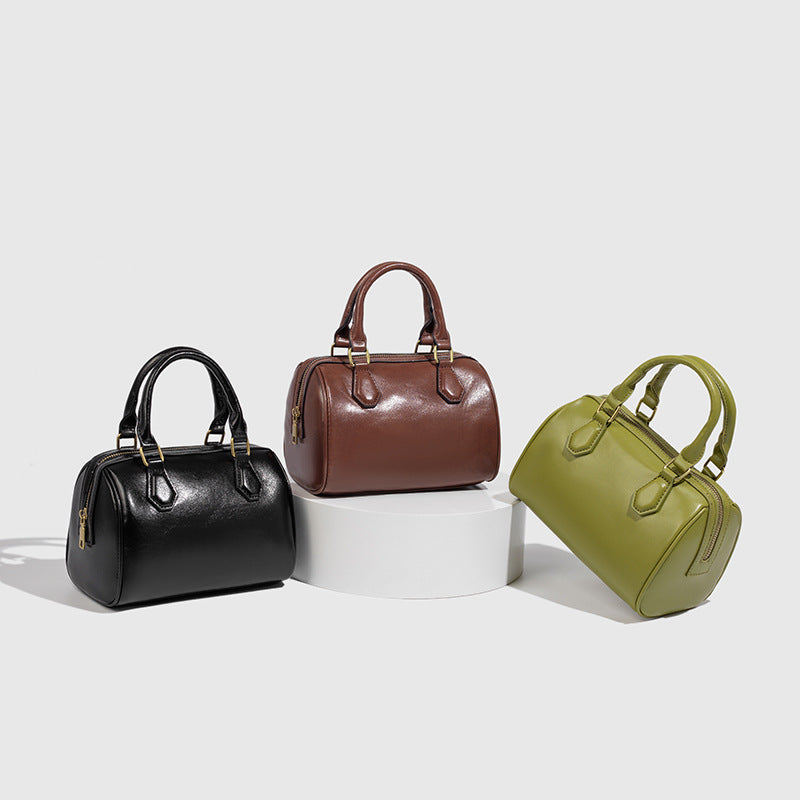 Structured Mini Bowling Handbag