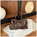 Vintage Pocket Shoulder Tote Bag