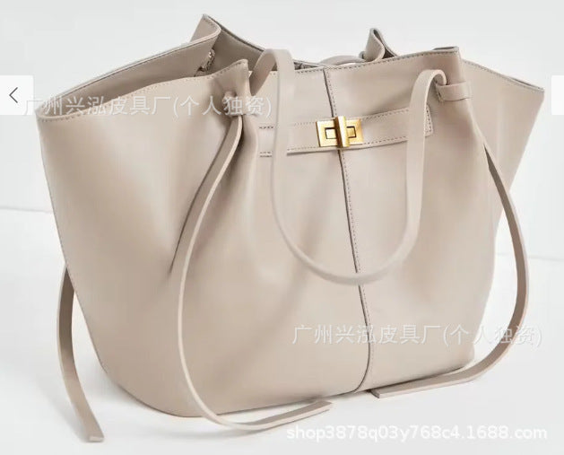 Structured Shoulder Tote Bag