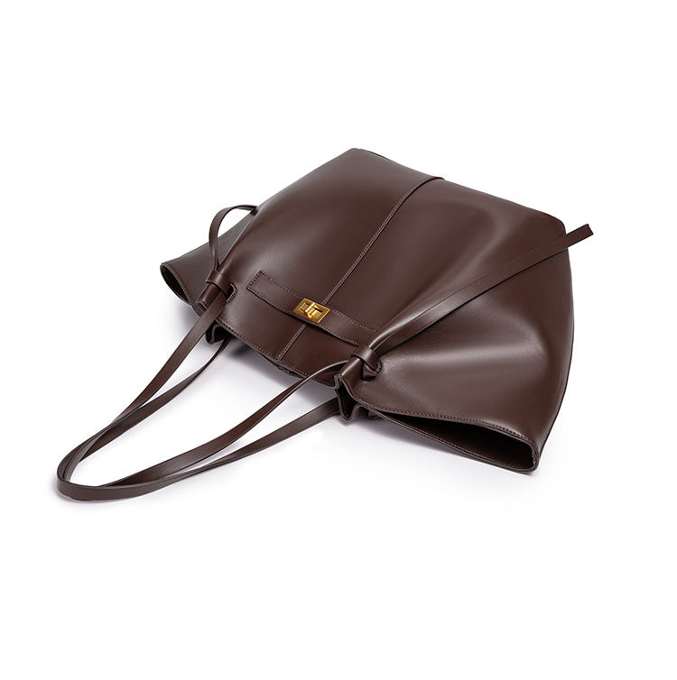 Structured Shoulder Tote Bag