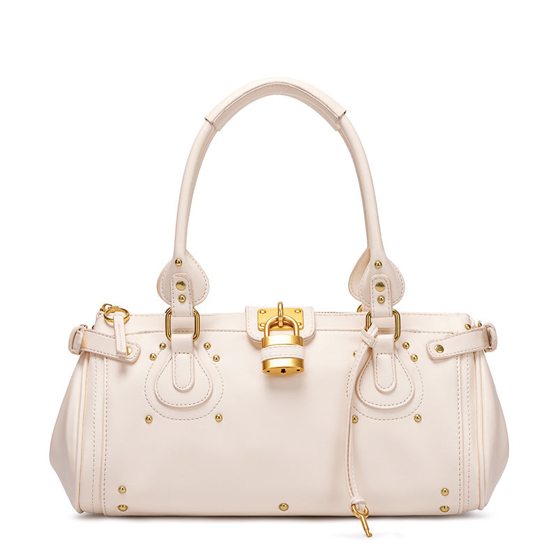 Structured Top Handle Handbag